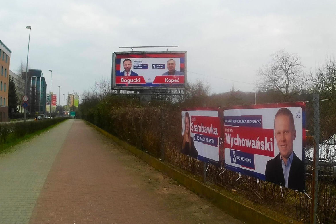 Przedwyborcza "baneroza" w Szczecinie