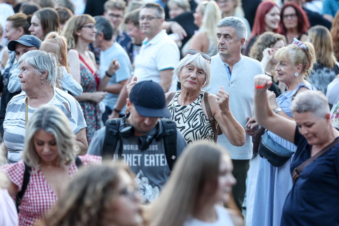 Potańcówka w Katowicach na Rynku "Roztańczony Wyspiański"