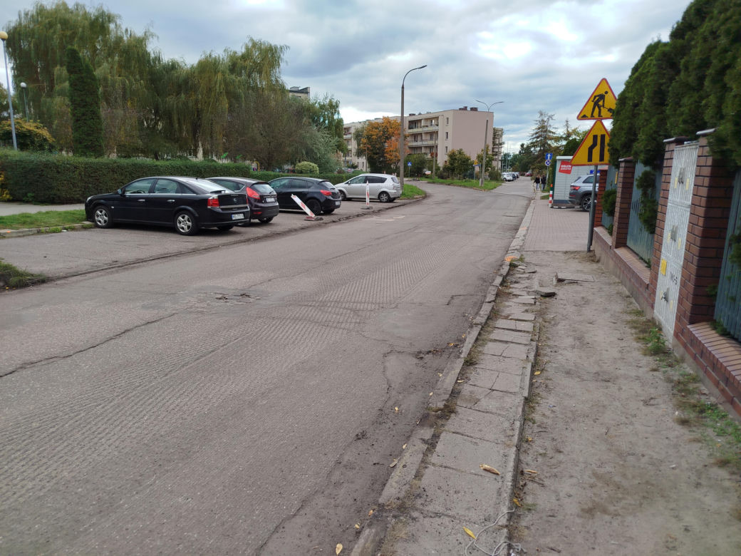 Trwa remont nawierzchni ulic Romanówka i Unitów Podlaskich w Siedlcach