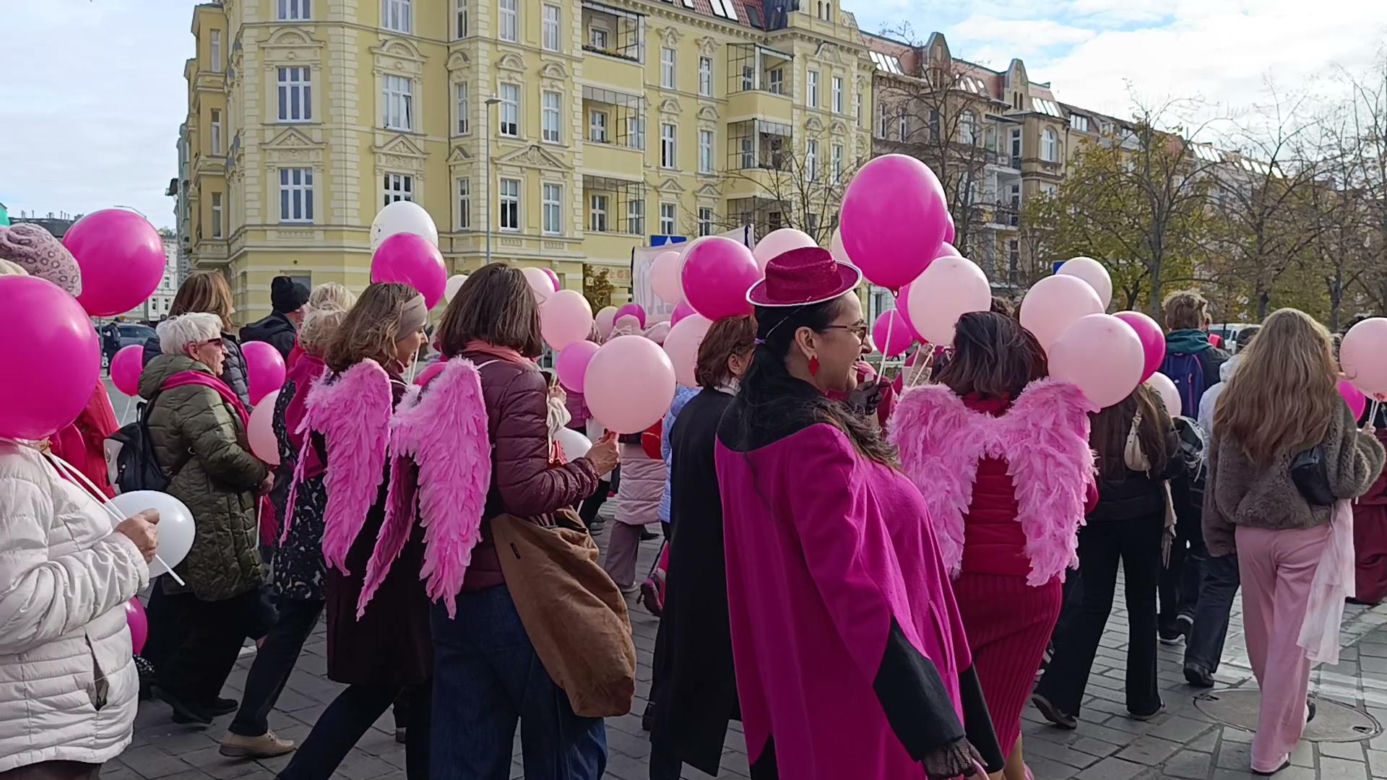 Marsz Różowej Wstążki w Szczecinie