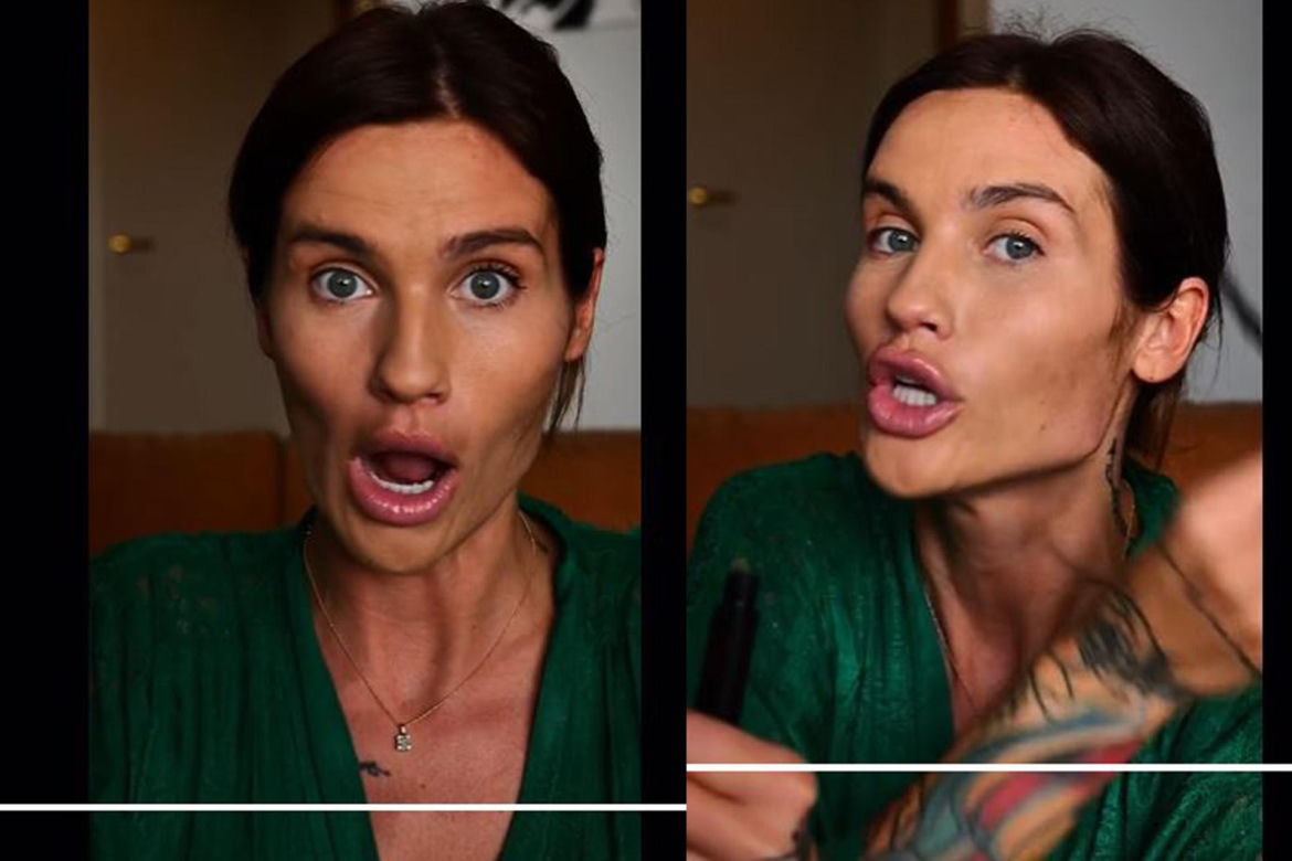 Przeraźliwie chuda Karolina Gilon