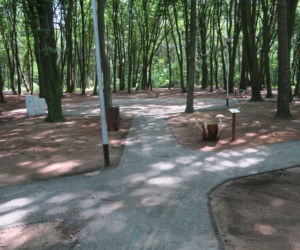 Zmodernizowany park w Wielgowie