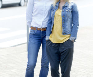 Blondynka 4 sezon. Jagna (Magdalena Schejbal), Sylwia (Joanna Moro)
