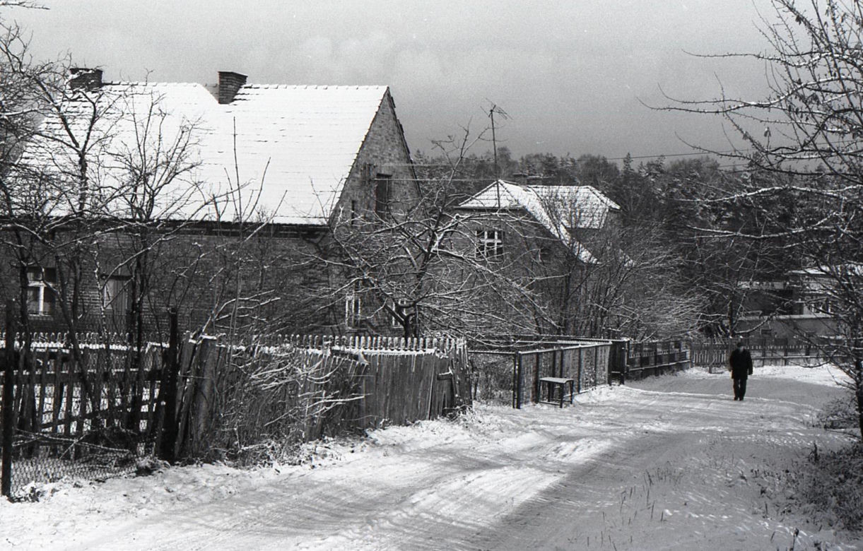 Rybnik zimą w latach 80.