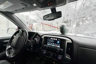 Atak zimy na Warmii i Mazurach