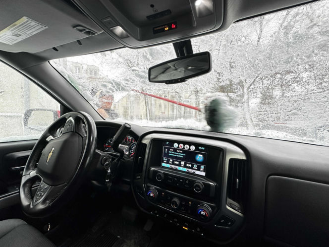 Atak zimy na Warmii i Mazurach