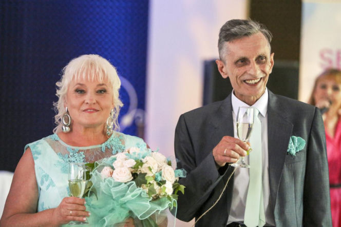 Adam Siewierski z "Sanatorium miłości" i jego żona Marta 