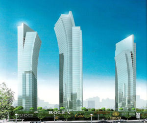 Emerald Towers, Astana, Kazachstan - obiekty budowane na deskowaniach Bauma i Ulma