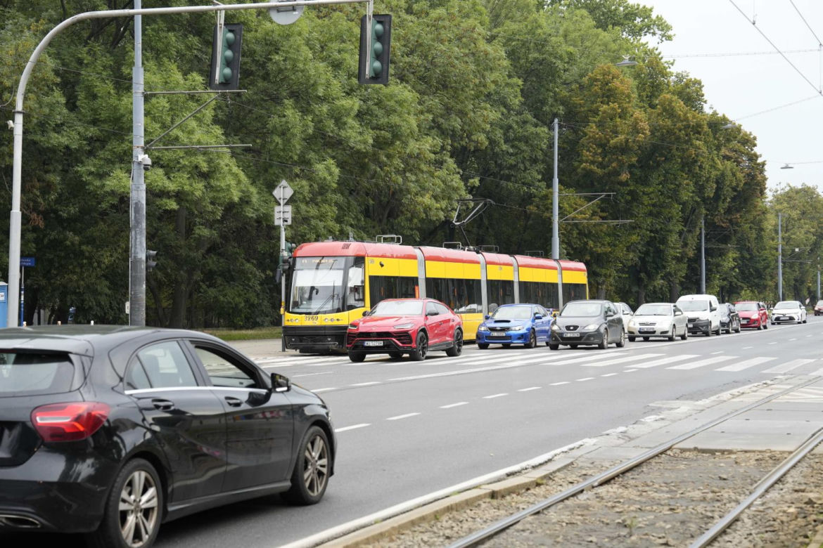 Zwężą al. Waszyngtona? Tramwajarze rozpoczęli pomiary przed remontem