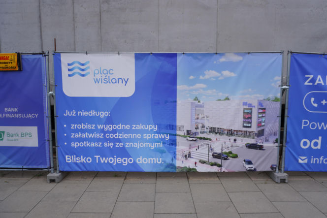 Budowa nowej galerii handlowej na Mokotowie