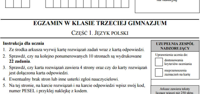 Egzamin gimnazjalny 2018 - PRZECIEKI: język polski. Co będzie na egzaminie 18.04.2018? 