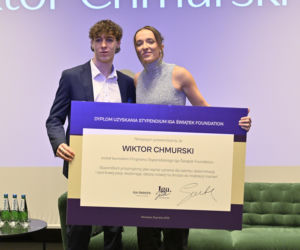 Iga Świątek rozdała stypendia