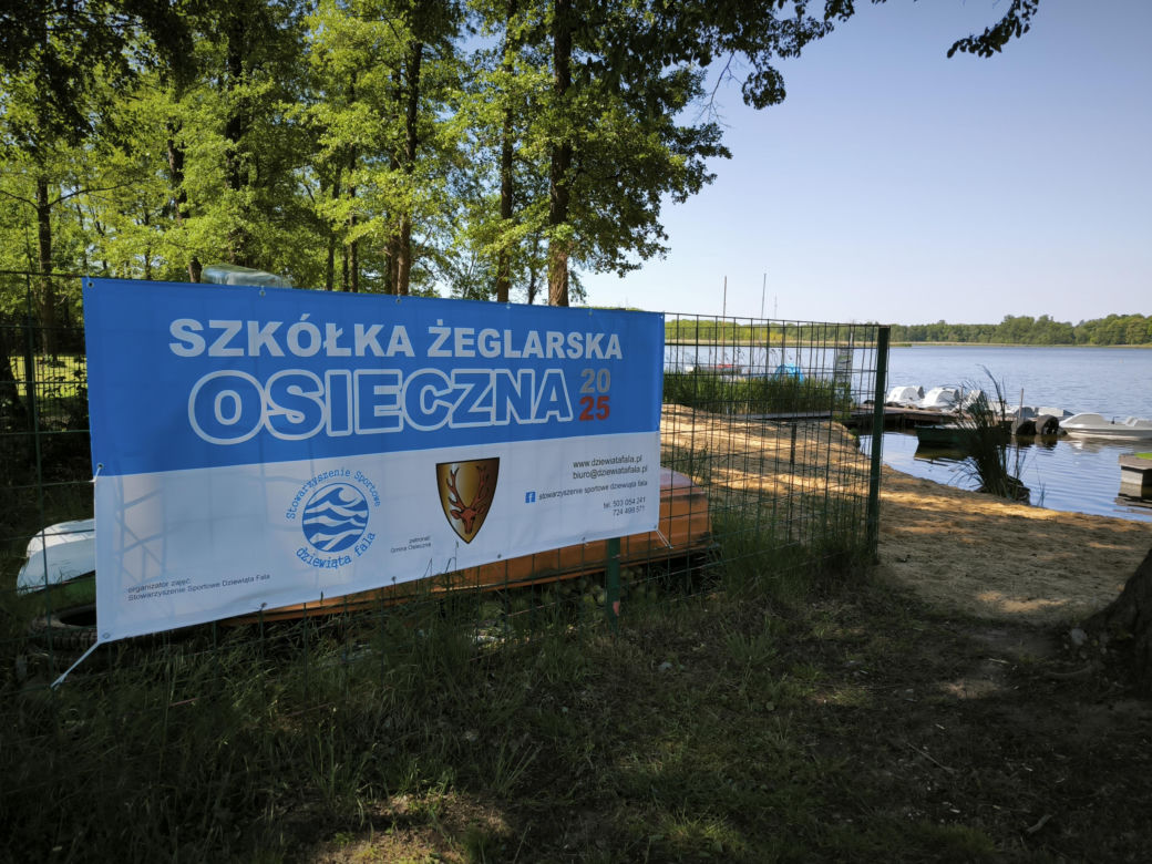 Plaża w Osiecznej przed sezonem letnim 