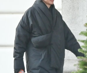 Marek Kondrat z żoną i córką w Warszawie