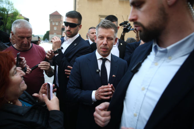 Peter Magyar w Krakowie