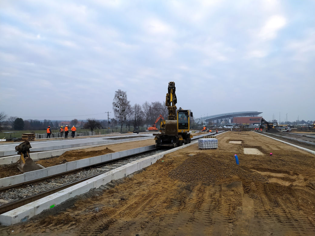 Przebudowa ul. Szafera - grudzień 2020