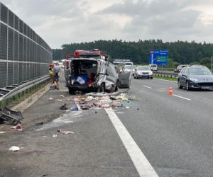 Dachowania na A4 i DK94 koło Tarnowa