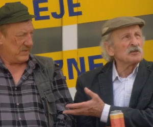 Ranczo 8 sezon odc. 99. Solejuk (Sylwester Maciejewski), Stach Japycz (Franciszek Pieczka)