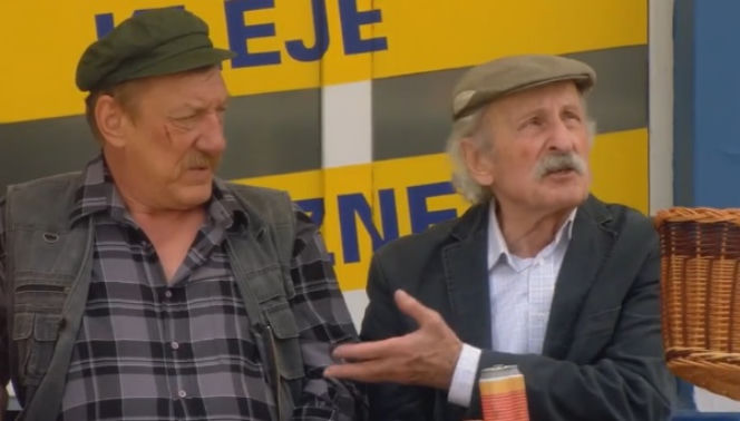 Ranczo 8 sezon odc. 99. Solejuk (Sylwester Maciejewski), Stach Japycz (Franciszek Pieczka)