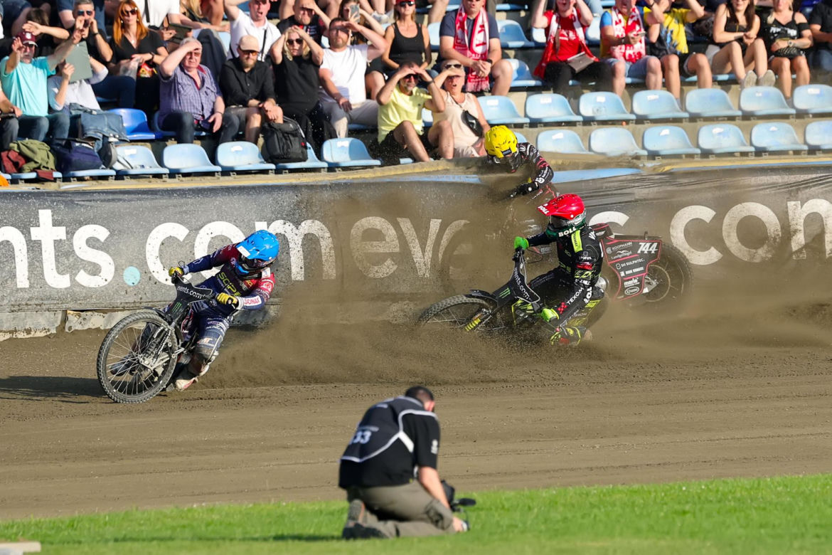 GP Polski w Gorzowie: Zderzenie Martina Vaculika i Kaia Huckenbecka