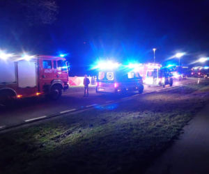 Lipiny. Makabryczny wypadek audi! Pasażerka nie żyje, kierowca - ciężko ranny [ZDJĘCIA]