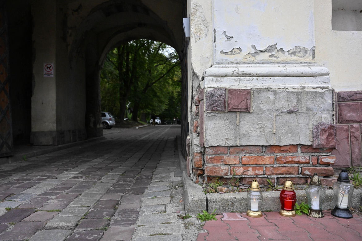 Nagranie po ataku nożownika w Jarosławiu. To on doprowadził do krwawej masakry