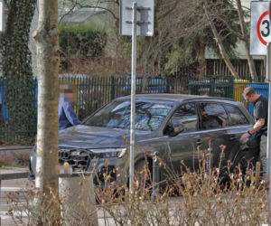 Tomasz Karolak parkuje jak król na włościach