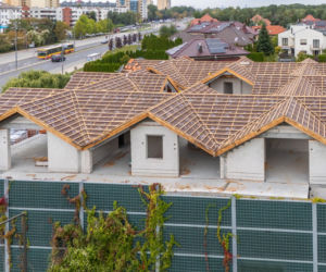 Plac budowy przy ul. Relaksowej 10A w Warszawie