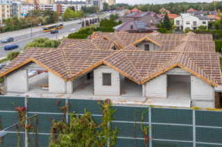 Plac budowy przy ul. Relaksowej 10A w Warszawie