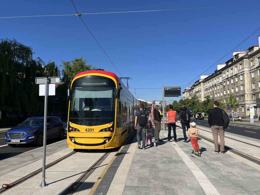 Tramwaj na Sielcach