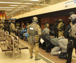 Ćwiczenia SOP w stołecznym metrze