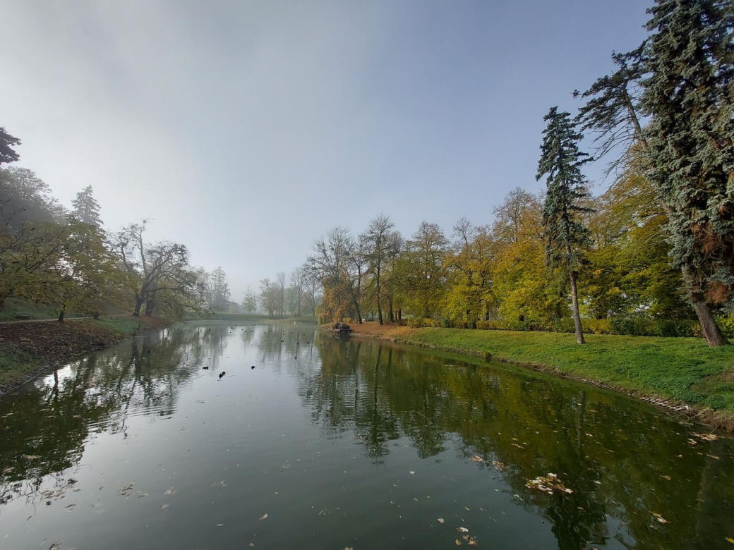 Zamojski Park jesienią