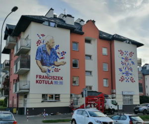 Franciszek Kotula na muralu w Rzeszowie