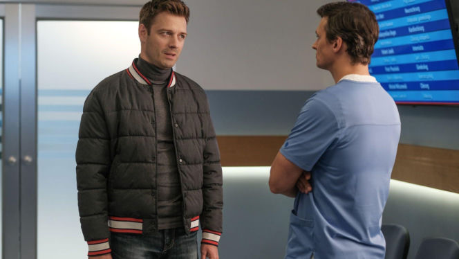 Na dobre i na złe odc. 977. Krzysztof Radwan (Mateusz Damięcki), Mario (Marcin Korcz)