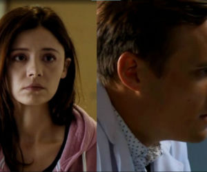 M jak miłość. Iza (Adriana Kalska), Olek (Maurycy Popiel)