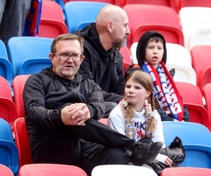 Zdjęcia kibiców i zawodników z derbów Górnego Śląska