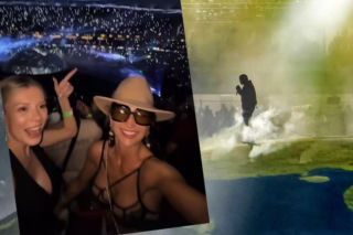 Tak Justyna Steczkowska bawiła się na koncercie Kanye Westa. Jego przeszłość jej nie przeszkadza?