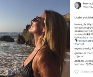 Hanna Lis na wakacjach w Portugalii