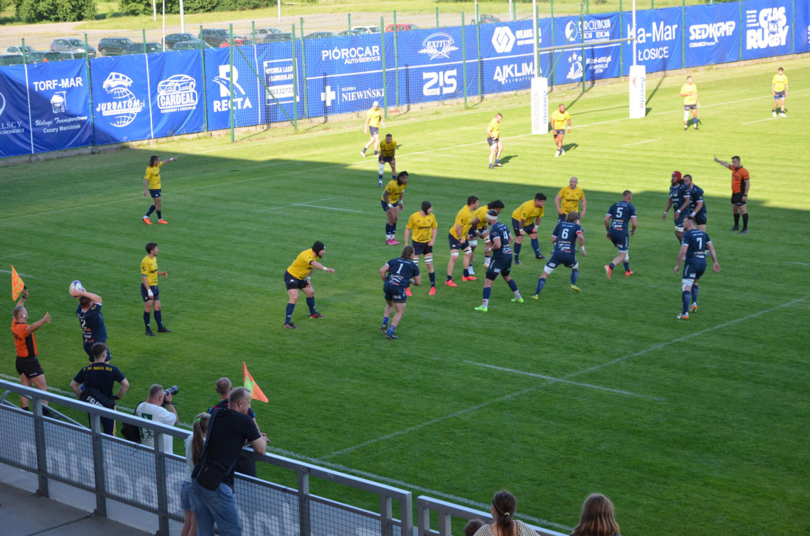 Siedlczanie wygrali półfinałowy mecz Ekstraligi Rugby! MKS Awenta Pogoń Siedlce pokonał Life Style Catering RC Arka Gdynia