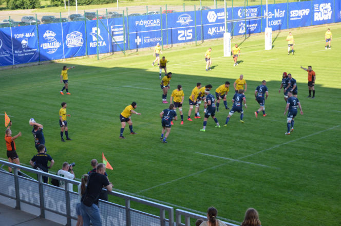 Siedlczanie wygrali półfinałowy mecz Ekstraligi Rugby! MKS Awenta Pogoń Siedlce pokonał Life Style Catering RC Arka Gdynia