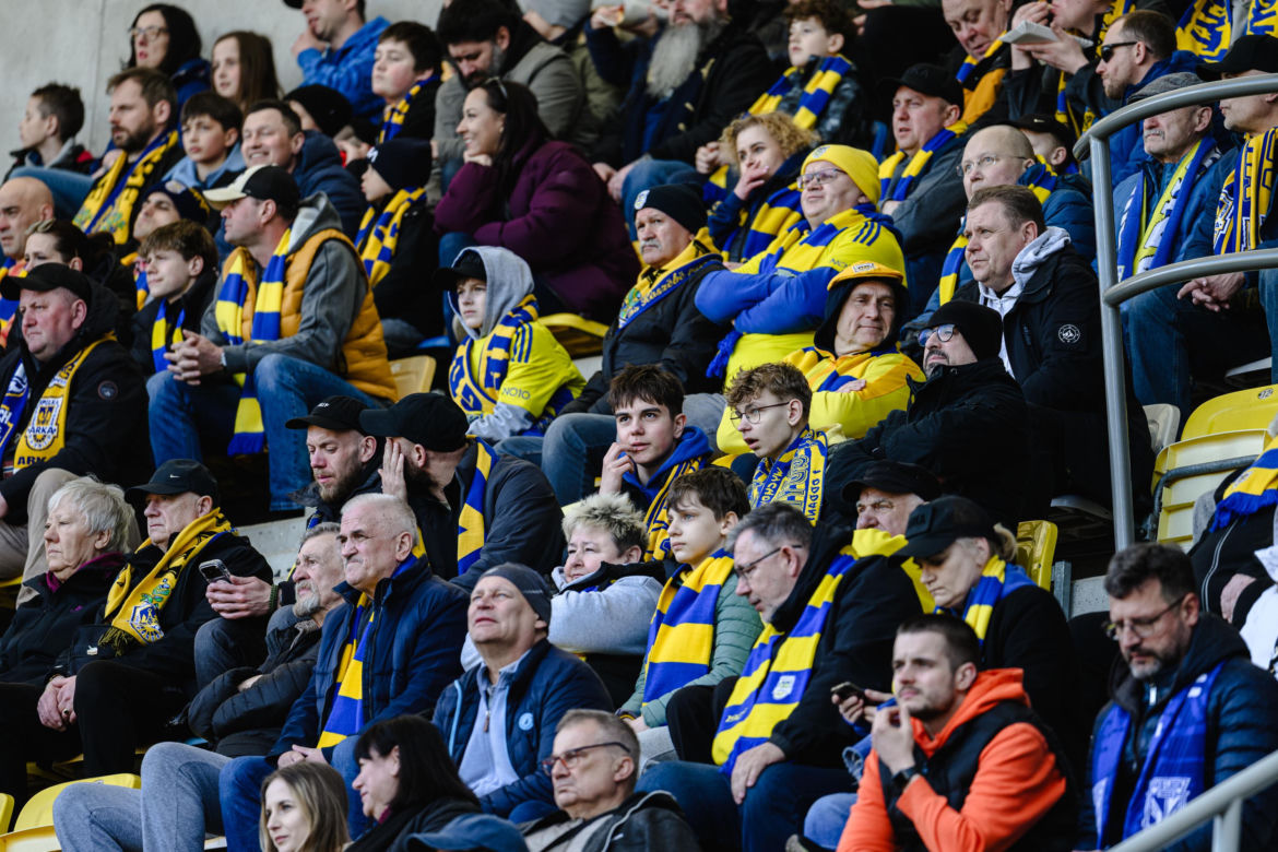 Arka Gdynia - Jagiellonia Białystok: Zdjęcia kibiców i zawodników z meczu 29. kolejki PKO BP Ekstraklasy