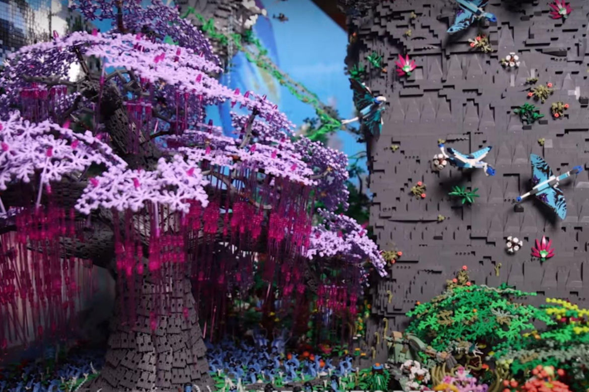 LEGO Avatar - diorama planety Pandora