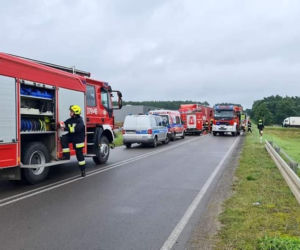 Skwierzyna. Makabryczny wypadek! Rowerzysta zginął pod kołami tira [ZDJĘCIA]