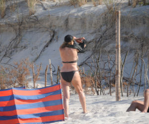 Seksbomba na plaży