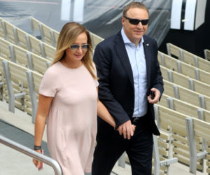 Jacek Kurski i Joanna Klimek