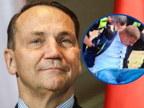 Sikorski reaguje na zajścia z Bąkiewiczem w Niemczech. Do jego córki napisał: Proszę tatusiowi przekazać
