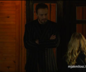 M jak miłość. Leszek Krajewski (Sławek Uniatowski), Nina (Agnieszka Judycka)