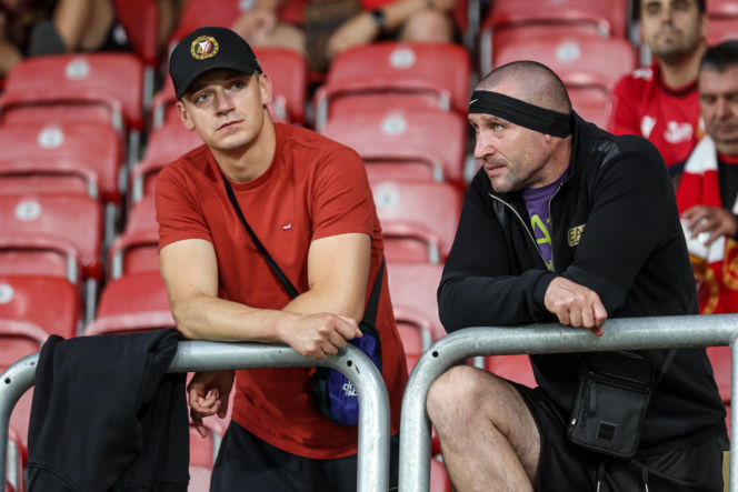 Widzew Łódź - Lech Poznań: Zdjęcia kibiców z meczu 6. kolejki PKO BP Ekstraklasy