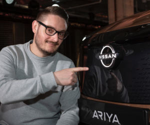 Rafał Mądry i Nissan Ariya