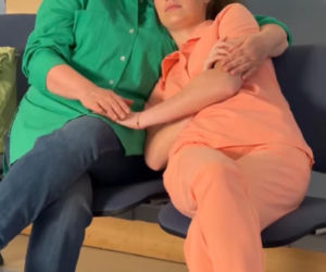 Na dobre i na złe nowy sezon na planie. Matylda (Amelia Czaja), pani Jadzia (Aldona Jankowska)